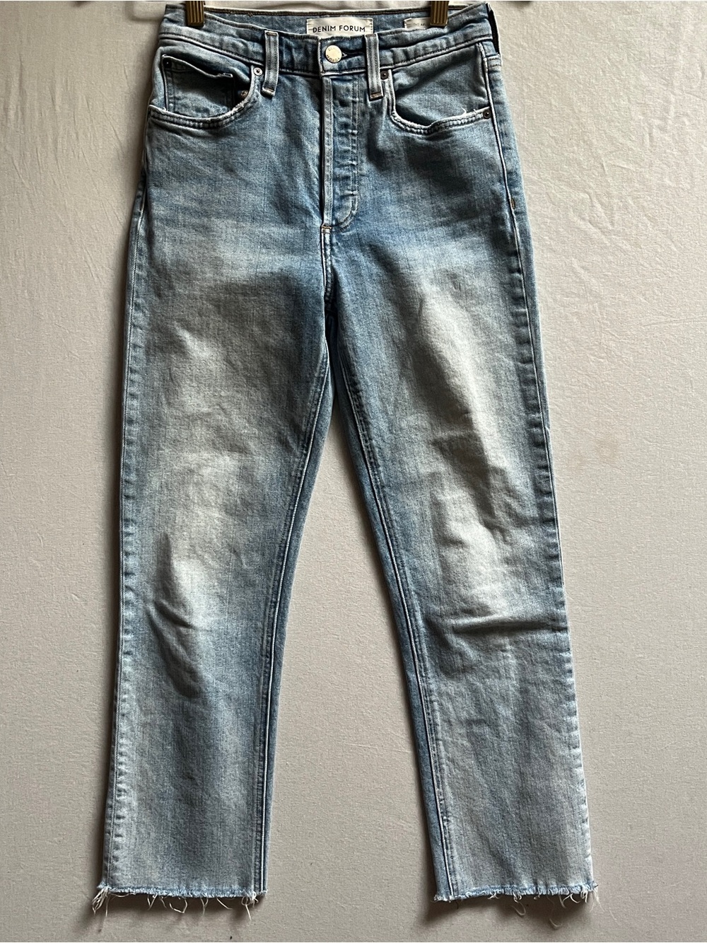 Denim Forum Aritzia The Arlo High Rise Straight Leg Jeans 26